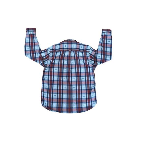 Tommy Bahama Men's Size Large Island Crafted Long Sleeve Button Down Plaid Shirt - Picture 2 of 10